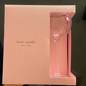 Kate Spade Lenox wine glasses set of 4